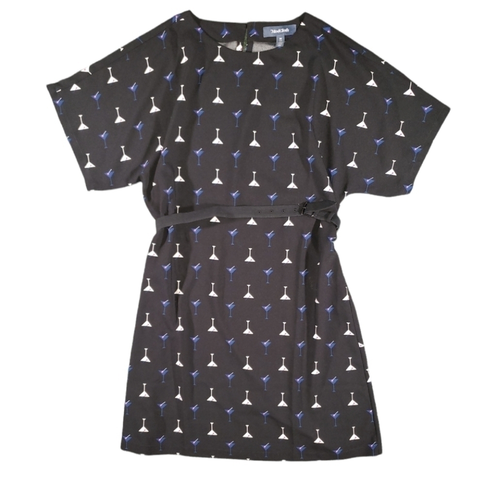 NWT ModCloth Just A Little Something Belted  Shift Dress Size M